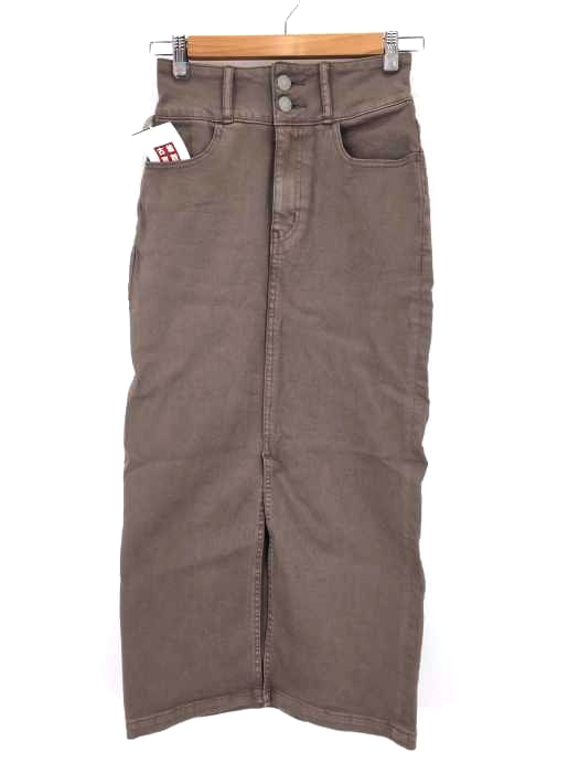 AZUL by moussy(アズールバイマウジー) 21SS HIGH WAIST SLIT DENIM SKIRT レディース JPN：M JPN：M