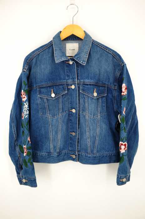 CLANE （クラネ） Embroidery Flower G Jean レディース アウター ジャケット