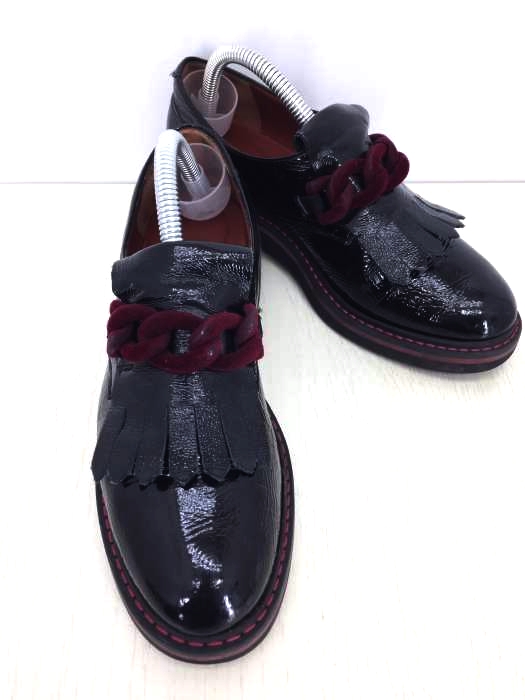 USED古着(ユーズドフルギ) MOTCLe チェーンタッセルエナメルローファー レディース JPN：36 JPN：36