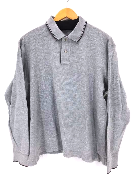 LANDS END(ランズエンド) 襟プリントデザインポロシャツ メンズ JPN：XL JPN：XL