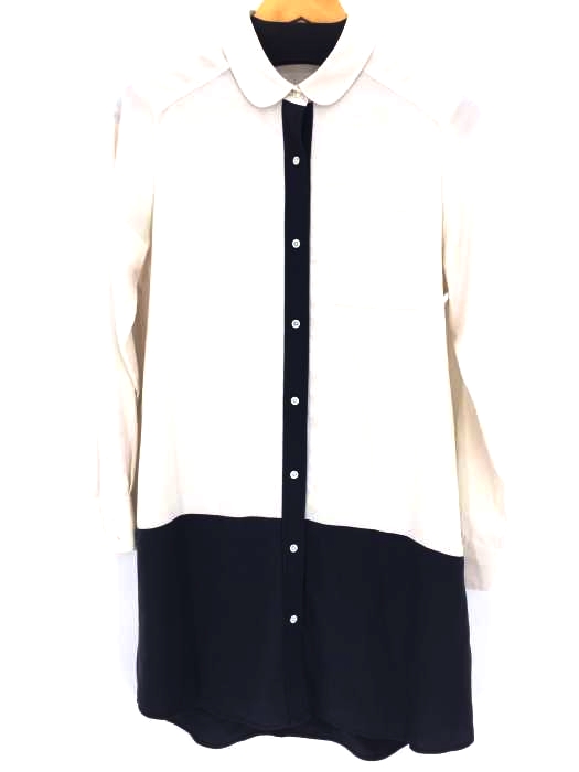 GREEN LABEL RELAXING（グリーンレーベルリラクシング） バイカラーロングシャツ レディース ワンピース シャツ