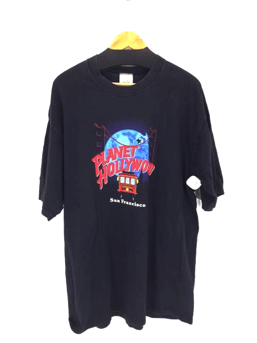 PLANET HOLLYWOOD(プラネットハリウッド) 90S USA製 San Francisco アドバタイジングTシャツ メンズ import：XL import：XL