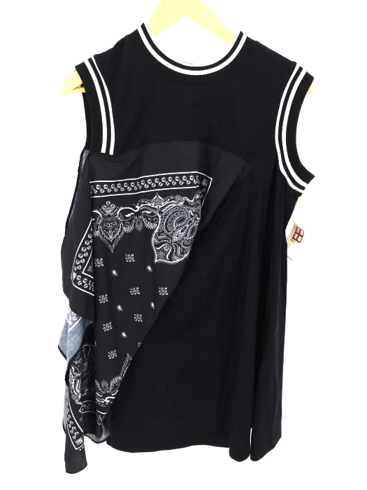 Sacai（サカイ） バンダナ ドッキング ノースリーブ ワンピース  レディース ワンピース その他ワンピース