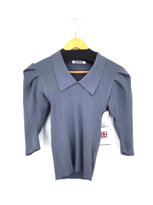 snidel(スナイデル) 21SS ニットカラーパフスリリブプルオーバー レディース ONE SIZE ONE SIZE