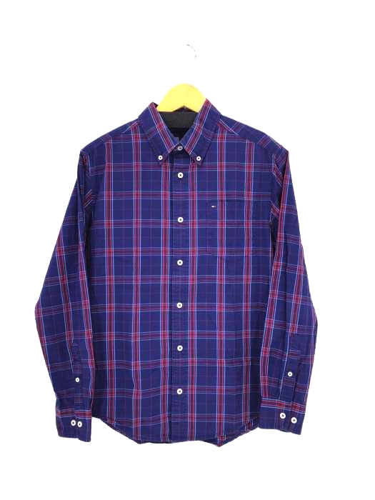 TOMMY HILFIGER(トミーヒルフィガー) CLASSIC FIT ボタンダウンコットンチェックシャツ メンズ  L/G