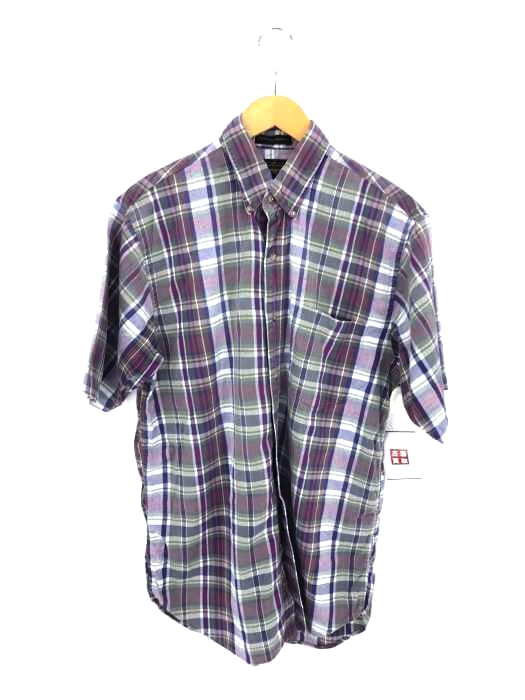 Eddie Bauer（エディーバウアー） 半袖チェックシャツ メンズ トップス カジュアルシャツ