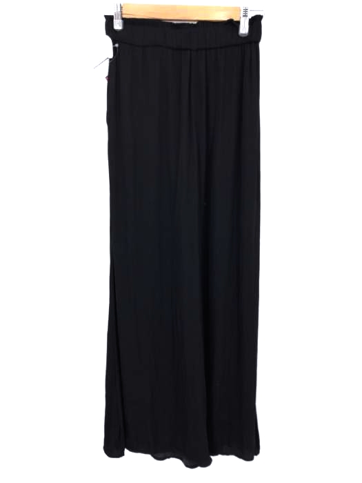 ZARA(ザラ) サテン調 ハイウエストイージーワイドパンツ レディース  XS