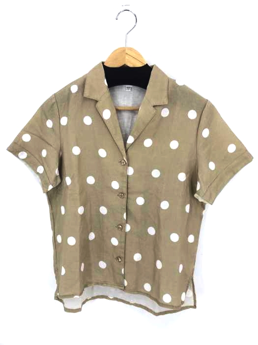 MOUSSY(マウジー) HALF SLEEVE LINEN DOT シャツ レディース トップス シャツ・ブラウス