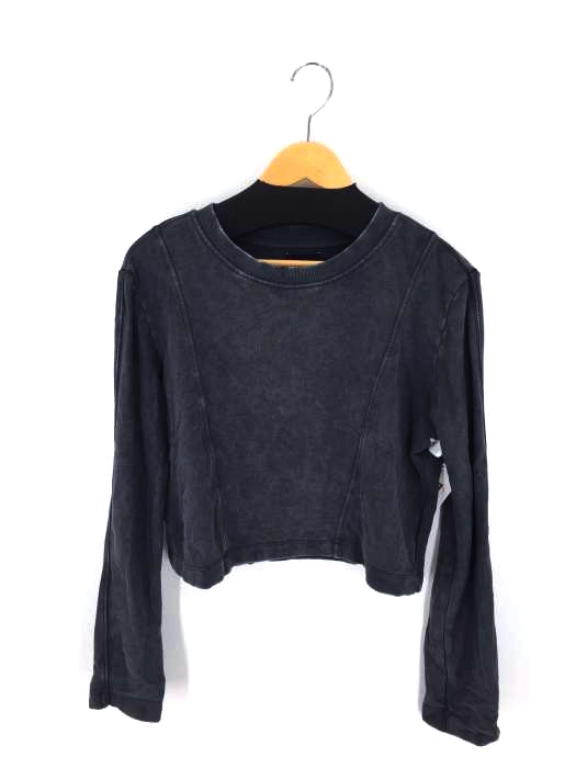 ZARA(ザラ) ショート丈 ドロップショルダー スウェット レディース import：L import：L