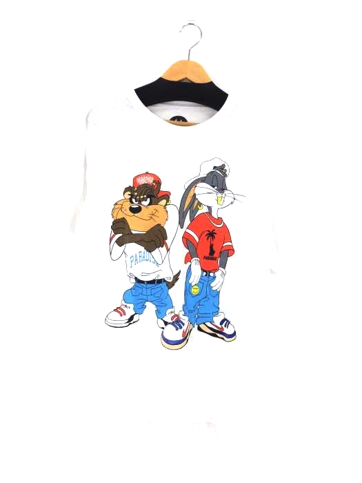 P4R4DIS3(パラダイス) プリントクルーネックTシャツ メンズ JPN：L JPN：L