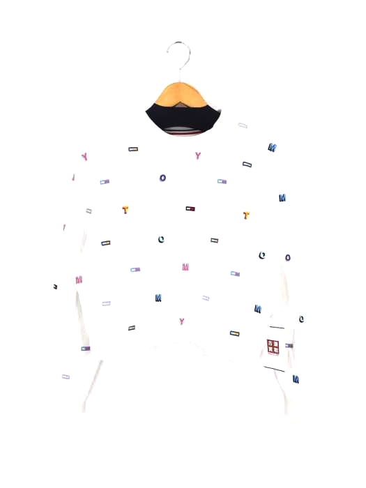 tommy jeans（トミージーンズ） ロゴ刺繍 ショート丈クルーネックスウェット レディース トップス スウェット・トレーナー