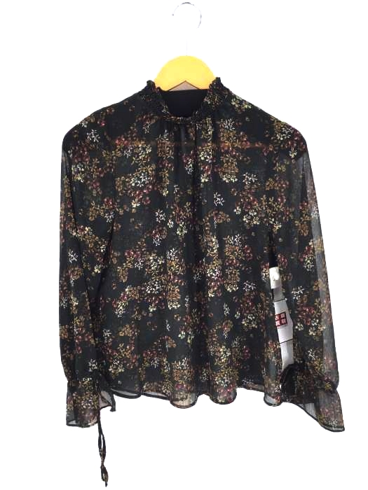 ZARA BASIC(ザラベーシック) 花柄シアーブラウス レディース import：M import：M
