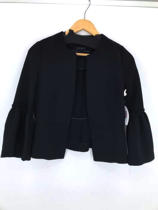 ZARA BASIC COLLECTION(ザラベーシックコレクション) フレア袖 ノーカラージャケット レディース import:XS import:XS