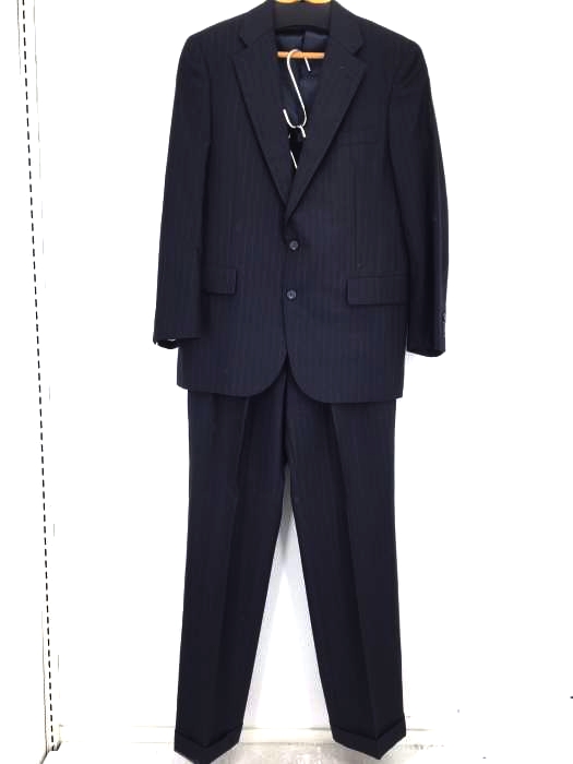 BROOKS BROTHERS（ブルックスブラザーズ） ウール ストライプ 2Bテーラードジャケット スラックスパンツ セットアップ メンズ セットアップ スーツセットアップ
