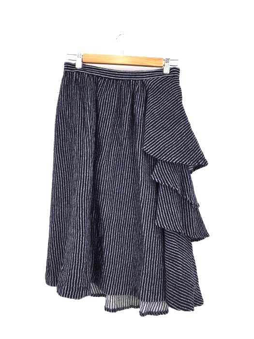 COMME des GARCONS COMME des GARCONS（コムデギャルソンコムデギャルソン） AD2007 ウールストライプフリルスカート レディース スカート その他スカート