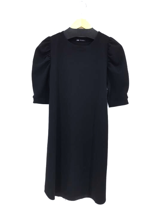 ZARA(ザラ) フリルスリーブ半袖ワンピース レディース import：S import：S