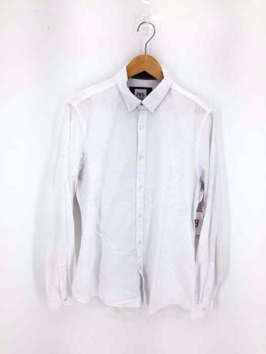 ZARA(ザラ) SLIM FIT ボタンダウンシャツ メンズ トップス カジュアルシャツ