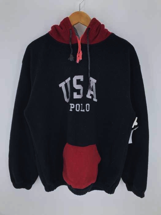 POLO SPORT RALPH LAUREN（ポロスポーツラルフローレン） USAロゴ フード二重 フリースパーカー メンズ トップス パーカー