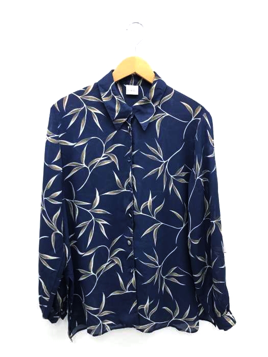 Canda キャンダ 総柄 ポリエステルシャツ レディース 表記無 表記無 ブランド古着買取販売バズストア