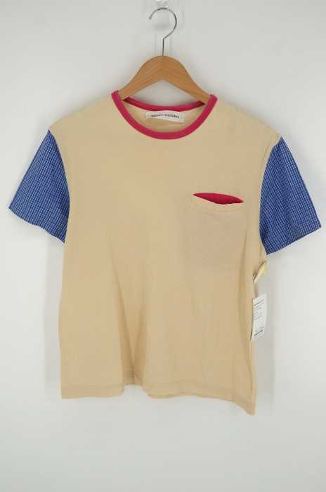 MASAKI MATSUSHIMA（マサキマツシマ） 袖シャツ切替半袖Tシャツ レディース トップス Tシャツ・カットソー