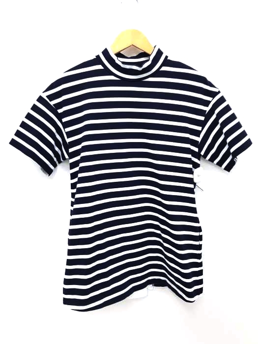 FACTOTUM femme(ファクトタムフェム) ボーダー柄 ハイネックTシャツ レディース 表記無 表記無