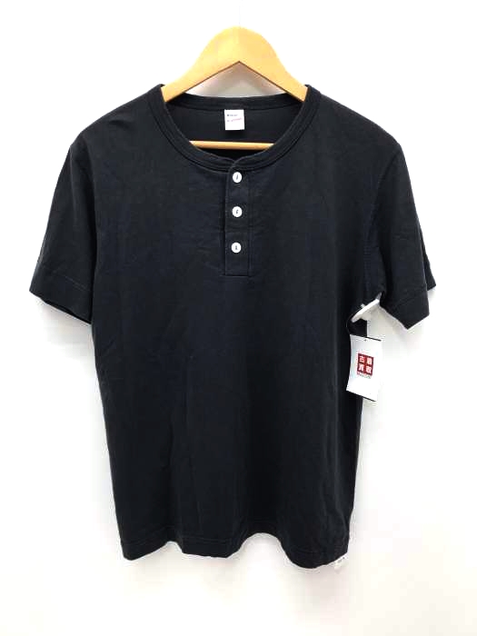 Healthknit(ヘルスニット) ヘンリーネックTシャツ メンズ JPN：M JPN：M