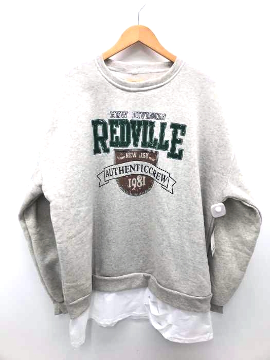 USED古着(ユーズドフルギ) レイヤード調カレッジロゴスウェット メンズ JPN：XXL JPN：XXL