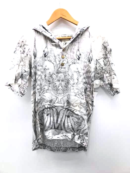 ohta（オオタ） プリントフードTシャツ メンズ トップス Tシャツ・カットソー