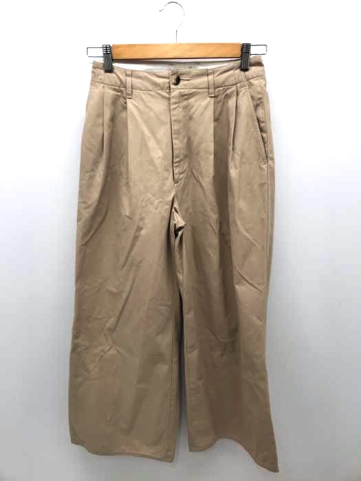 AURALEE(オーラリー) 20SS WASHED FINX LIGHT CHINO TUCK WIDE PANTS レディース  0