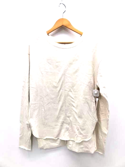 6 BEAUTY & YOUTH UNITED ARROWS(ロクビューティーアンドユースユナイテッドアローズ) BACK STITCH PULLOVER レディース トップス Tシャツ・カットソー