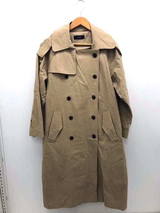 SCALE（スケール） ワイドシルエットコットントレンチコート レディース アウター コート