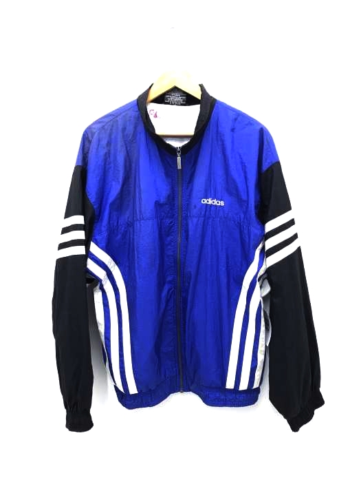 adidas(アディダス) 80S ロゴ刺繍ナイロンジャケット メンズ JPN：M JPN：M