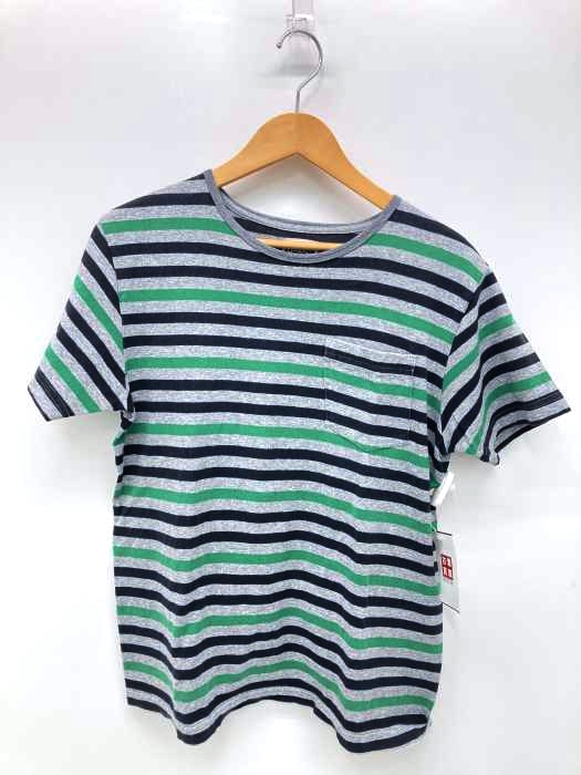 BEAMS PULS BORDER BUM(ビームスプラス) ボーダー柄 クルーネックTシャツ メンズ JPN:M JPN:M