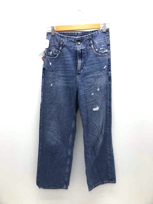 ZARA(ザラ) ダメージ加工デニムパンツ レディース EUR：34 EUR：34