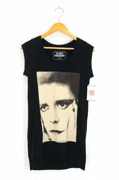 HYSTERIC GLAMOUR×VELVET UNDERGROUND(ヒステリックグラマー) Up-Tight プリントカットオフスリーブカットソーワンピース レディース ワンピース その他ワンピース