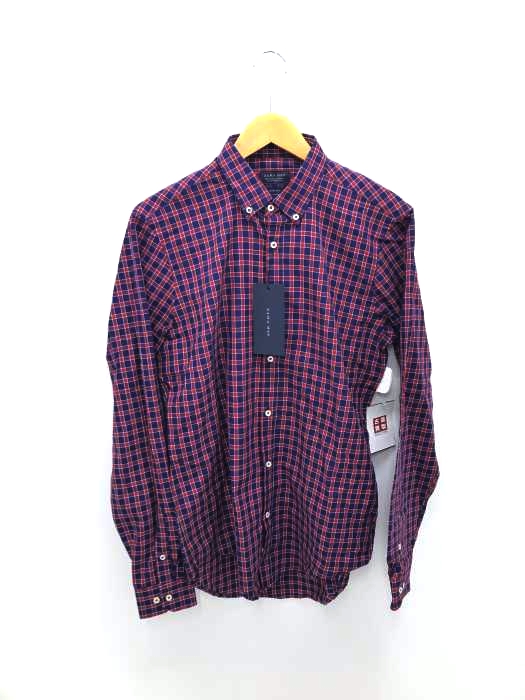 ZARA MAN(ザラマン) チェック柄ボタンダウンシャツ メンズ JPN：M JPN：M