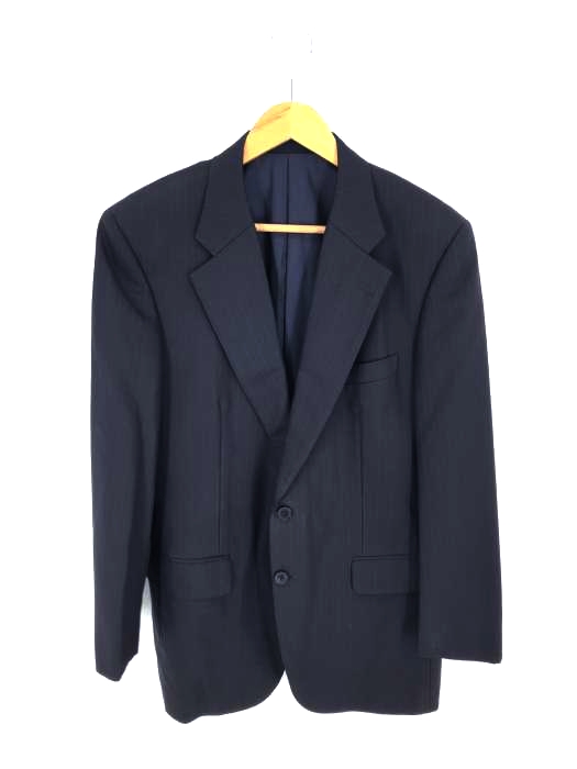 AQUASCUTUM（アクアスキュータム） ストライプ柄 2B テーラードジャケット メンズ アウター ジャケット