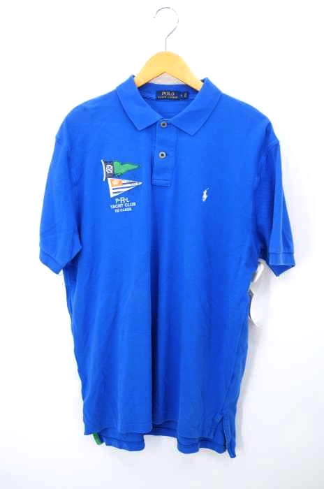 POLO RALPH LAUREN(ポロラルフローレン) ワッペン ポニー刺繍ポロシャツ メンズ  L