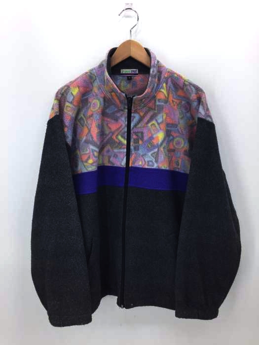 USED古着(ユーズドフルギ) 柄切替フリースジャケット メンズ import:M import:M