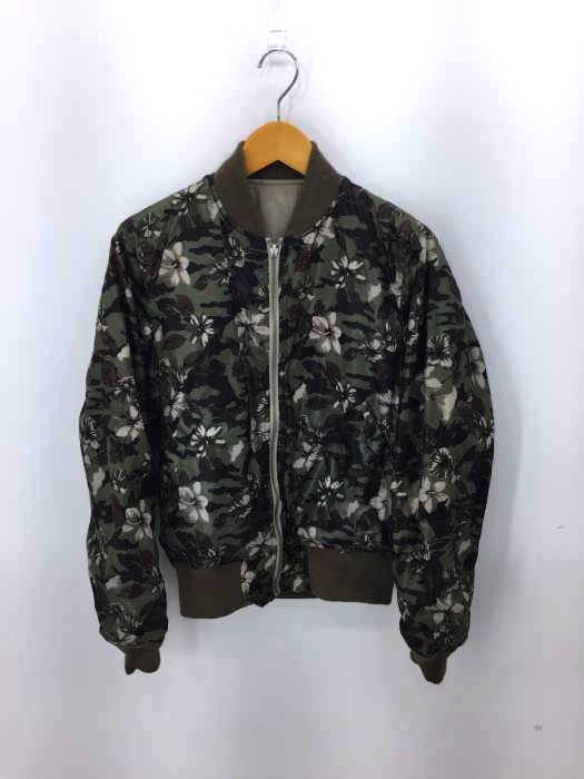 ALPHA INDUSTRIES(アルファインダストリーズ) 花柄ナイロンMA1ジャケット メンズ JPN：M JPN：M