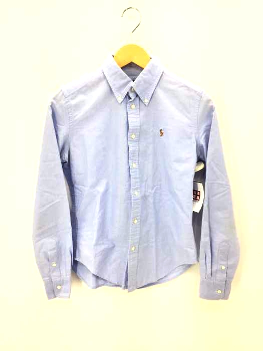 RALPH LAUREN(ラルフローレン) SUPER SLIM FIT スモールポニー刺繍BDシャツ レディース US:4 US:4