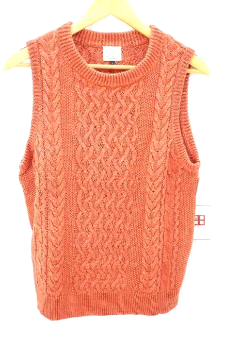 BEAUTY＆YOUTH UNITED ARROWS(ビューティーアンドユース ユナイテッドアローズ) ケーブルニットベスト レディース JPN：L JPN：L