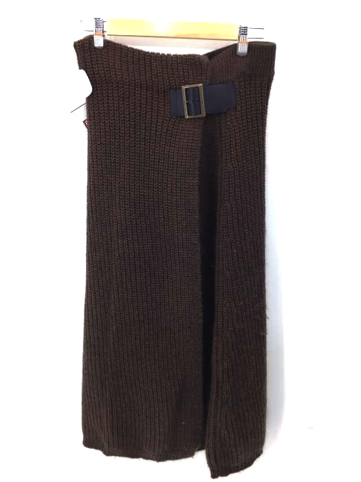 Uhr(ウーア) BELTED WRAP ニットスカート レディース スカート 巻き