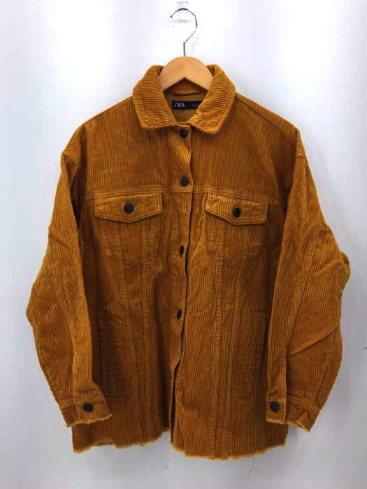 ZARA（ザラ） 袖ダメージ加工コーデュロイジャケット レディース アウター ジャケット