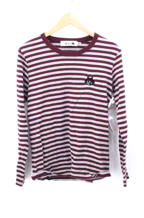 にゃー（ニャー） にゃーボーダーTシャツ レディース トップス Tシャツ・カットソー