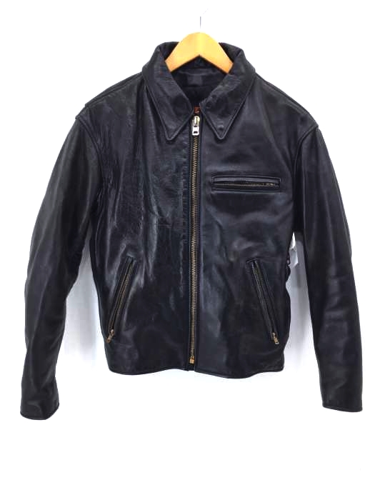 ROEBLING LEATHER CO.(ローブリングレザー) シングルライダースジャケット メンズ US：34 US：34