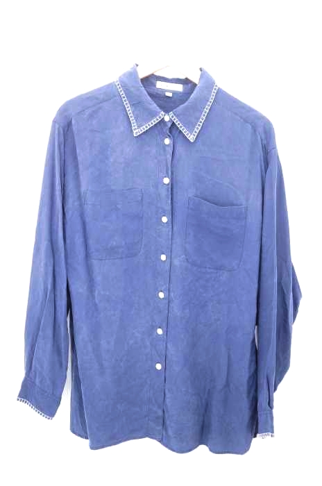 TALBOTS(タルボット) シルクオープンカラーシャツ メンズ  10