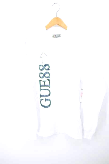 GUESS（ゲス） プリント ロングスリーブTシャツ メンズ トップス Tシャツ・カットソー