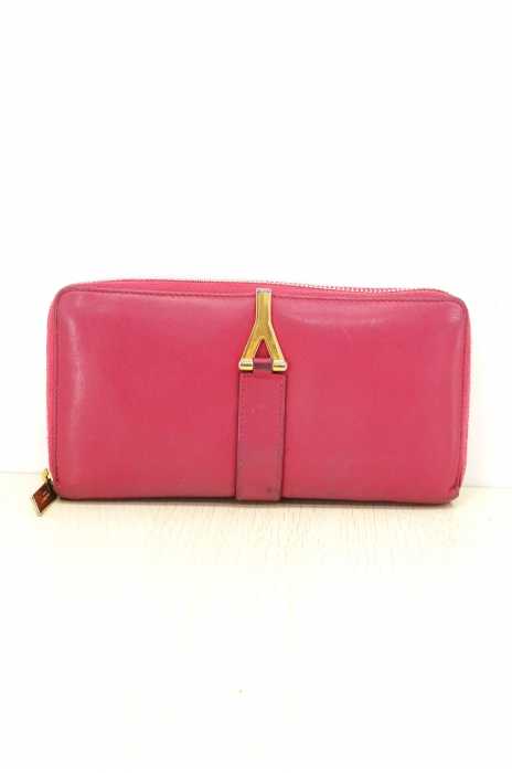 SAINT LAURENT PARIS （サンローランパリ） ラウンドジップ レザー 長財布 レディース 財布・ケース 長財布