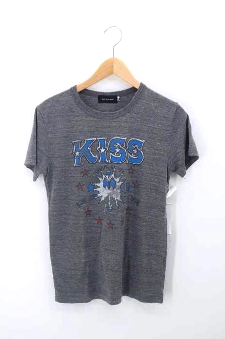 GOOD ROCK SPEED(グッドロックスピード) KISS 霜降り バンドプリントTシャツ レディース FREE FREE